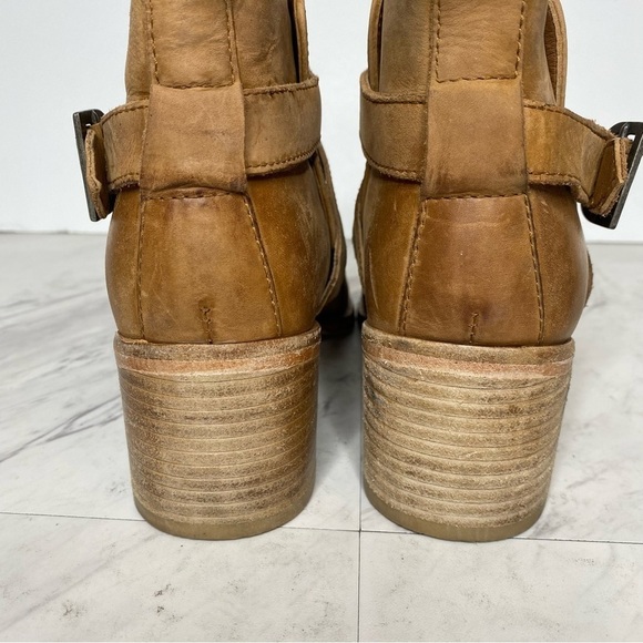 Free People Back Loop Tan Ankle Bootie 8.5 - Picture 4 of 16